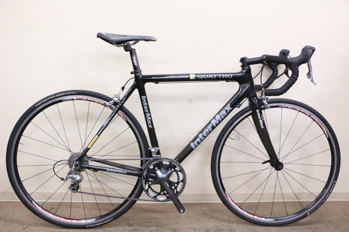 □INTERMAX インターマックス QUATTRO フルカーボン SHIMANO 105 ＆ ULTEGRA MIX 2X10S サイズ53  2007年モデル 美品 X8961 – 株式会社TURN ON｜TURN ON inc.